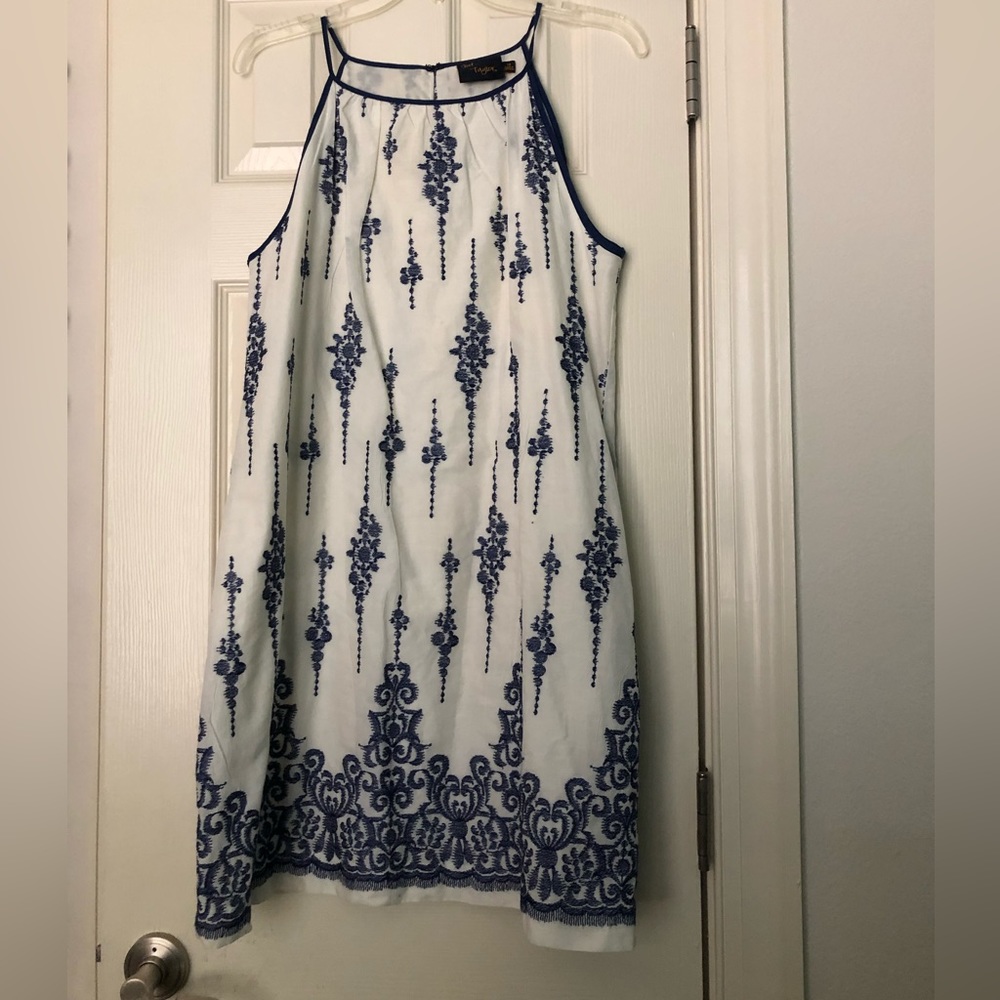 Just Taylor size 14 dress royal/navy blue